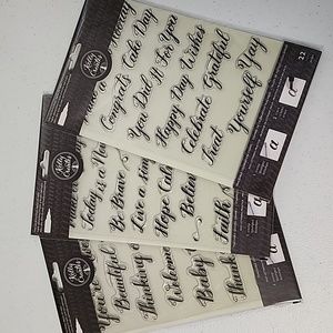 Assorted, Brand New Sentiment Stamp Sets.